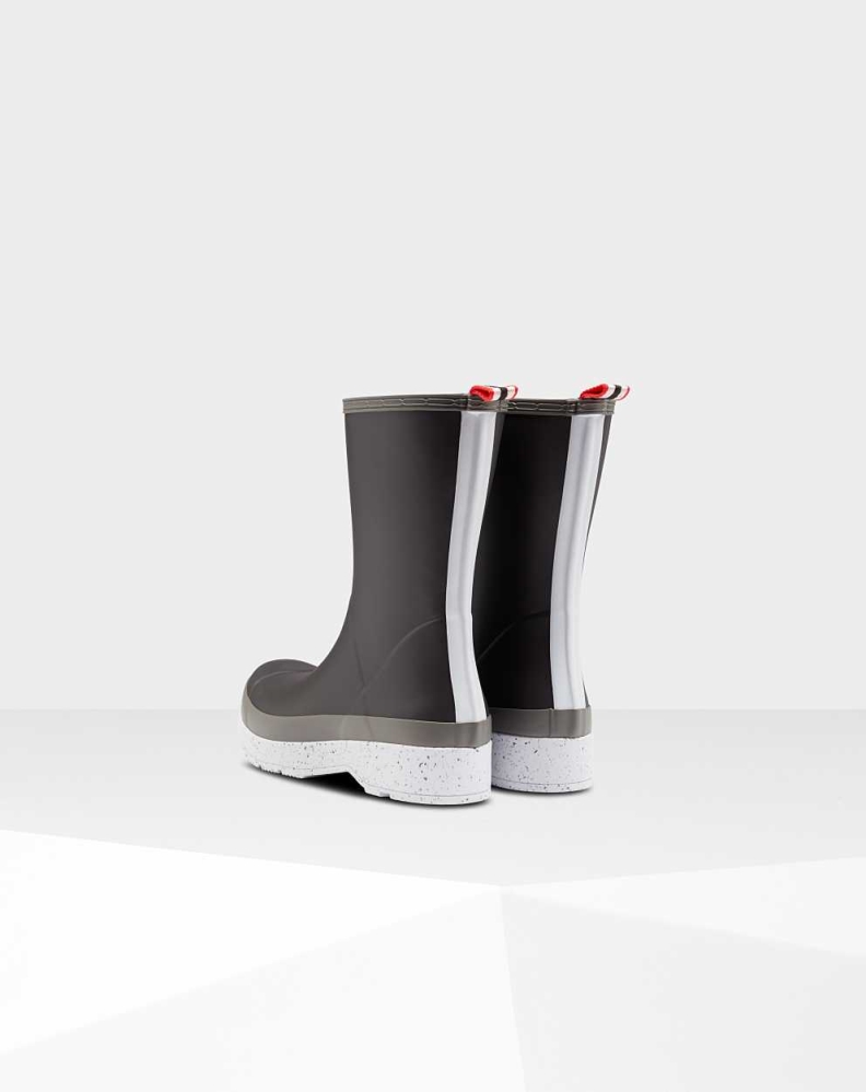 Hunter Original Mid-Høyde Speckle Spill Boots Herre Grå | NO-3208FIP