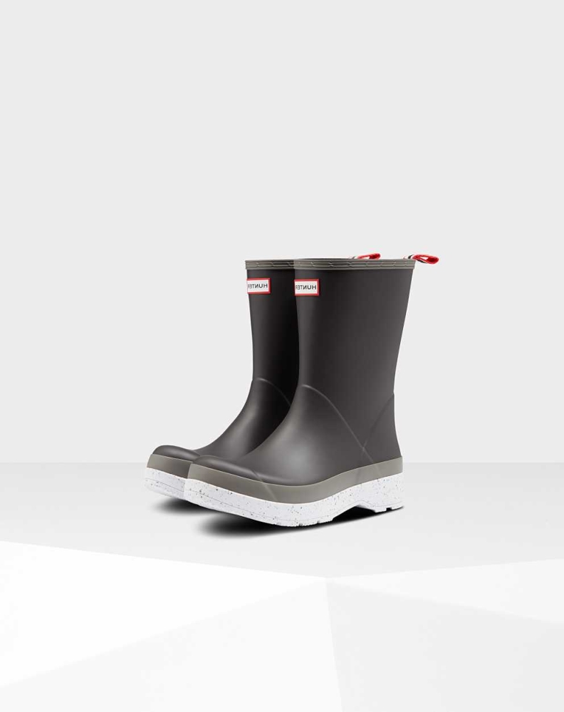 Hunter Original Mid-Høyde Speckle Spill Boots Herre Grå | NO-3208FIP
