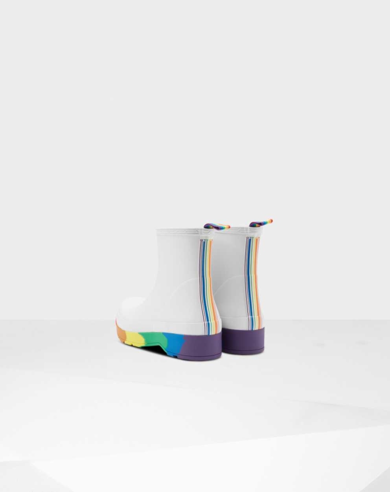 Hunter Original Pride Hælene Spill Boots Herre Hvite | NO-1580RIF