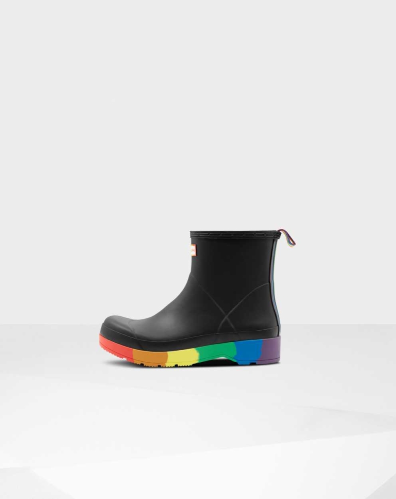 Hunter Original Pride Hælene Spill Boots Herre Svarte | NO-8031LXM
