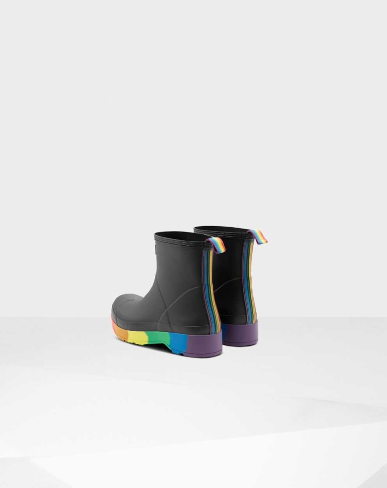 Hunter Original Pride Hælene Spill Boots Herre Svarte | NO-8031LXM