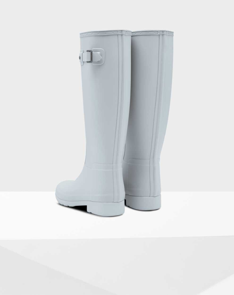 Hunter Refined Slim Fit Wellington Høye Gummistøvler Dame Grå | NO-0527SYH