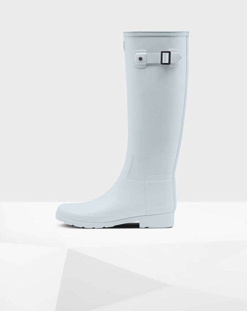 Hunter Refined Slim Fit Wellington Høye Gummistøvler Dame Grå | NO-6571KDJ
